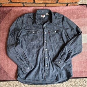 Levi's Blue Button-Up Shirt